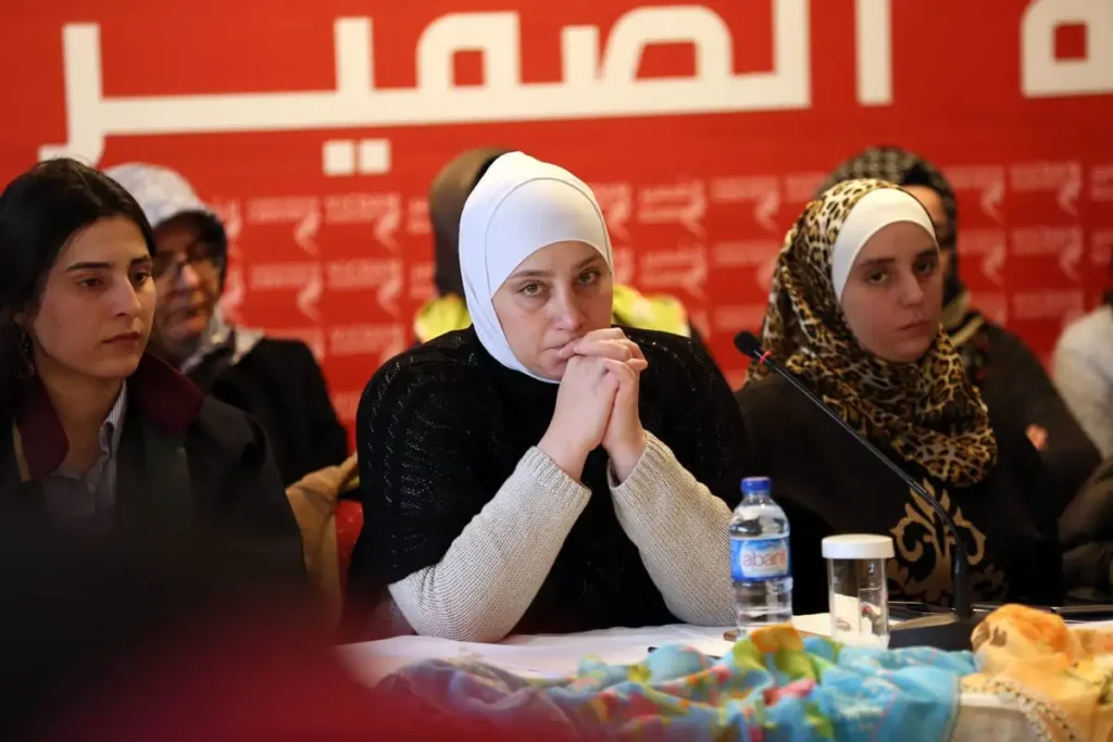 Majd Chourbaji at women advocacy event