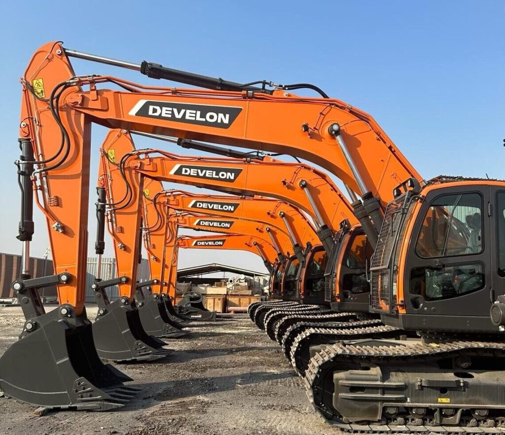 Twin trading and contracting infrastructure excavators